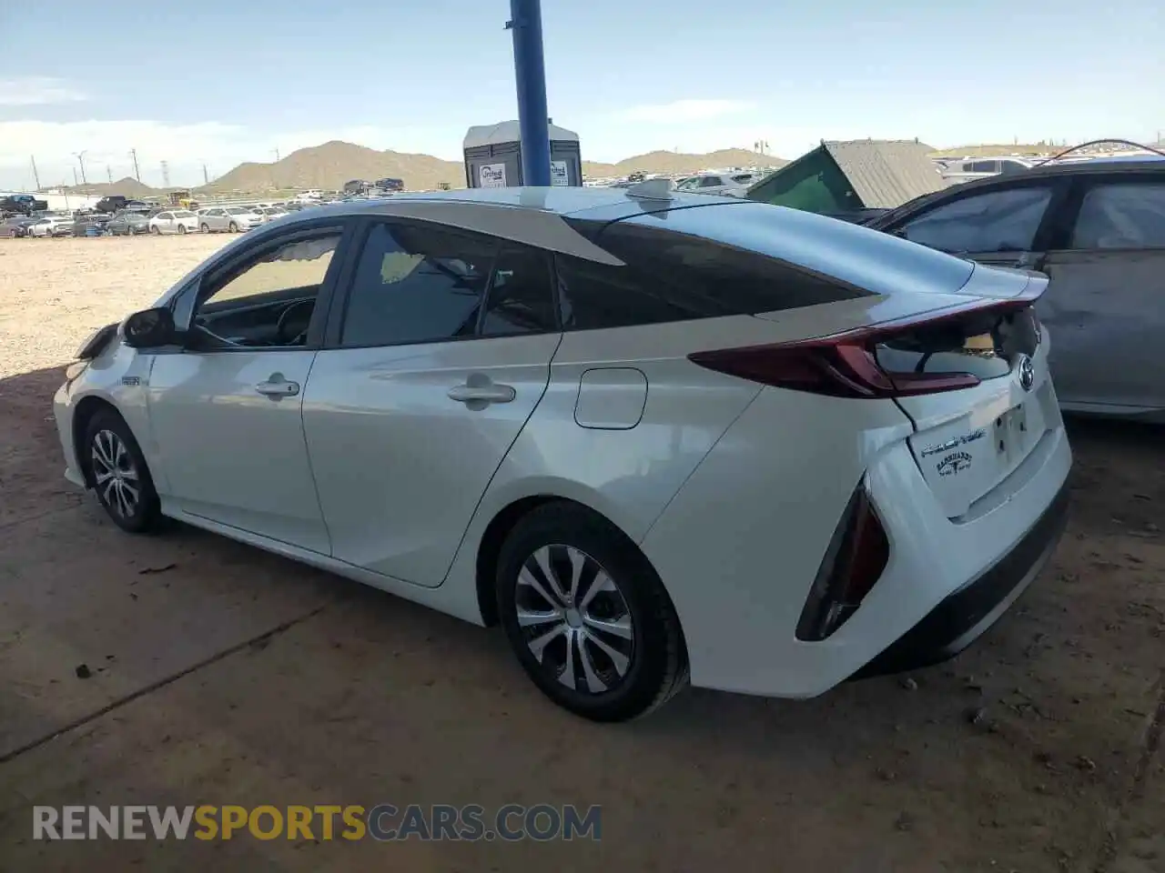 2 Photograph of a damaged car JTDKAMFP1M3186315 TOYOTA PRIUS 2021