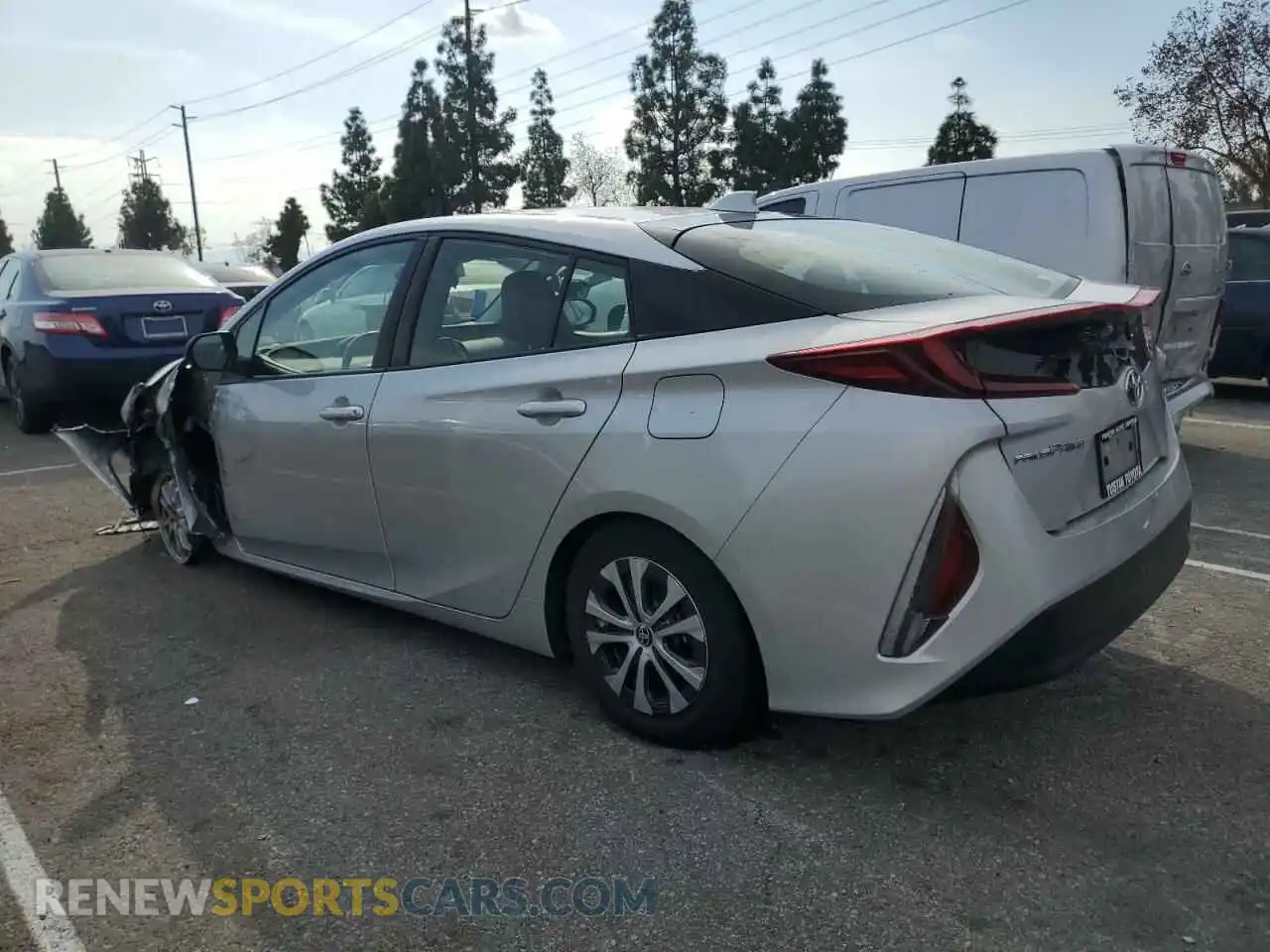2 Photograph of a damaged car JTDKAMFP1M3189912 TOYOTA PRIUS 2021