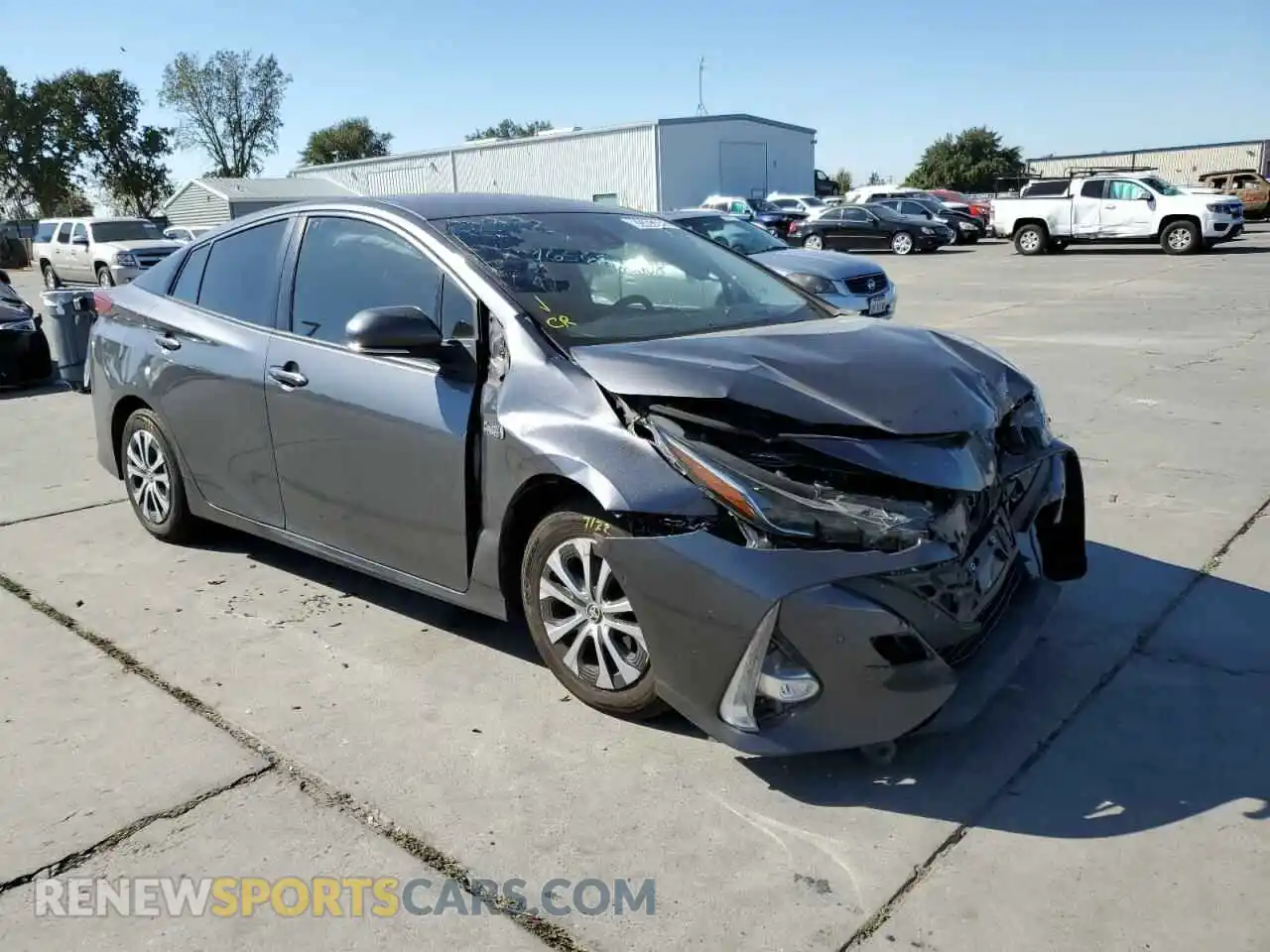 1 Photograph of a damaged car JTDKAMFP2M3165652 TOYOTA PRIUS 2021