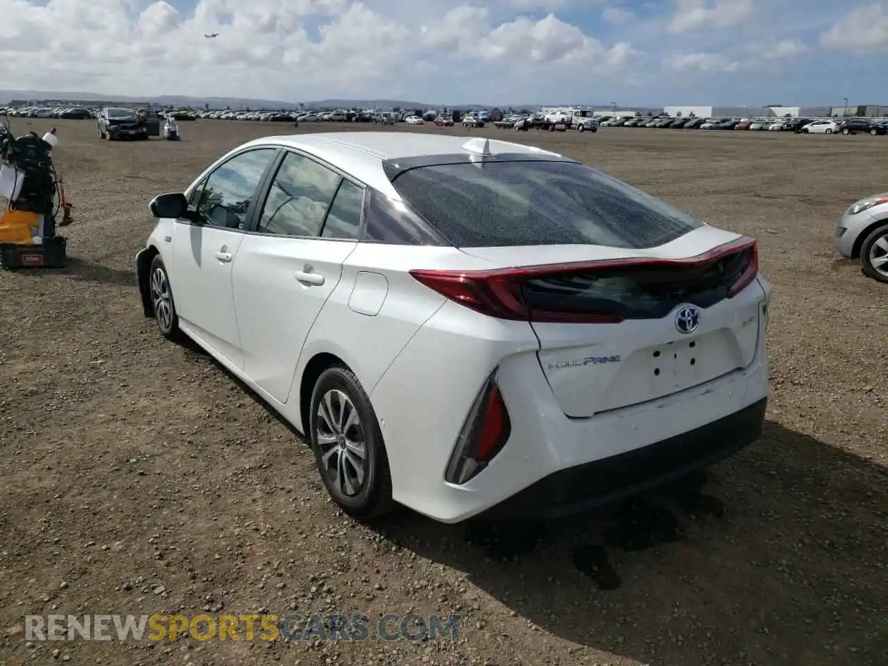 3 Photograph of a damaged car JTDKAMFP2M3167871 TOYOTA PRIUS 2021