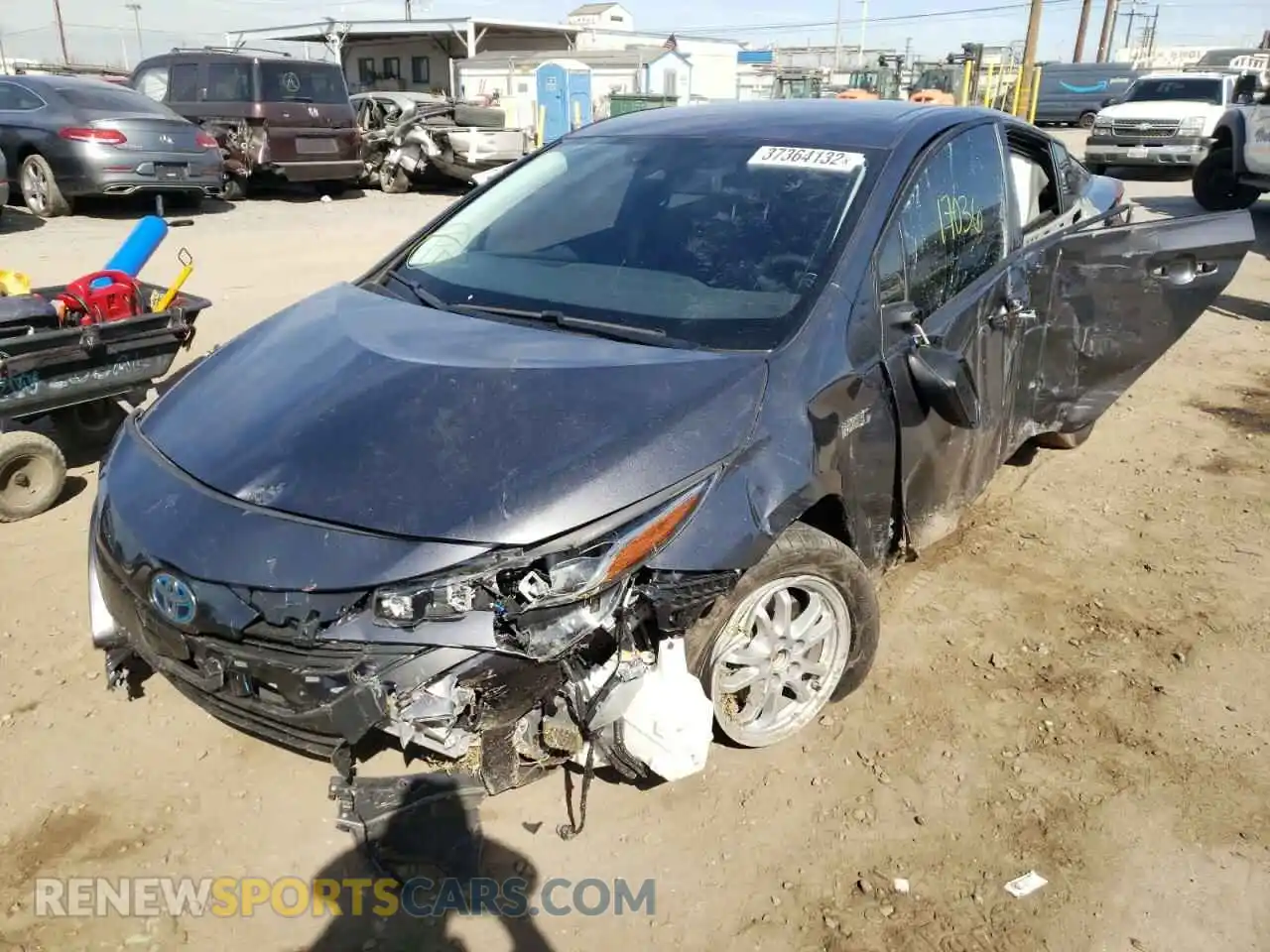 1 Photograph of a damaged car JTDKAMFP2M3178451 TOYOTA PRIUS 2021