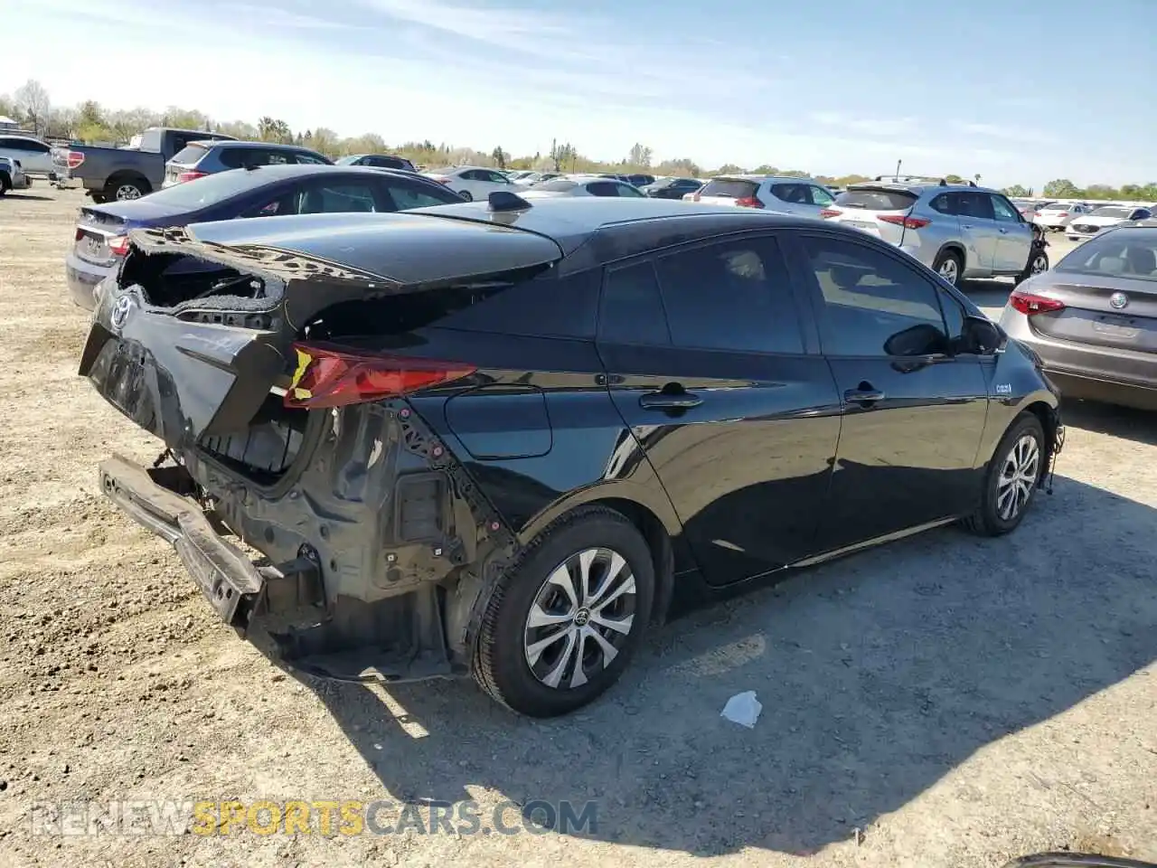 3 Photograph of a damaged car JTDKAMFP2M3181883 TOYOTA PRIUS 2021