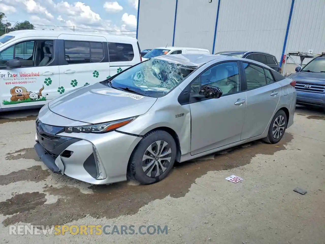 1 fotografías del automóvil dañado JTDKAMFP2M3188302 TOYOTA PRIUS 2021