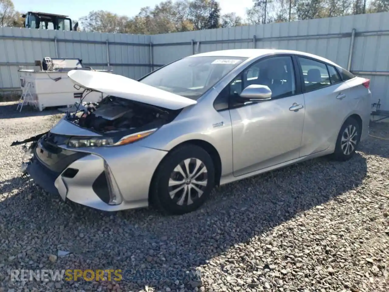 1 Photograph of a damaged car JTDKAMFP3M3165692 TOYOTA PRIUS 2021