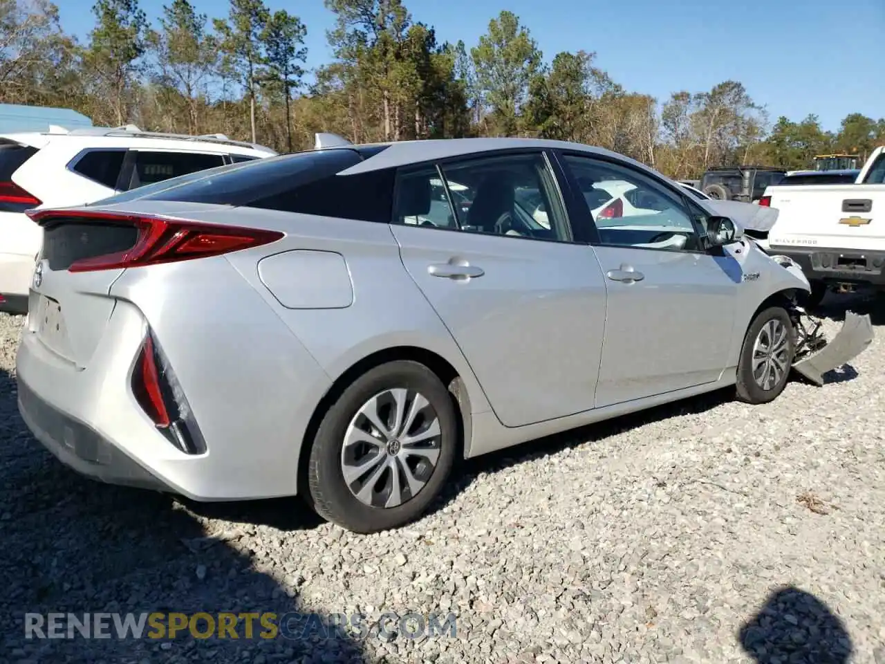 3 Photograph of a damaged car JTDKAMFP3M3165692 TOYOTA PRIUS 2021