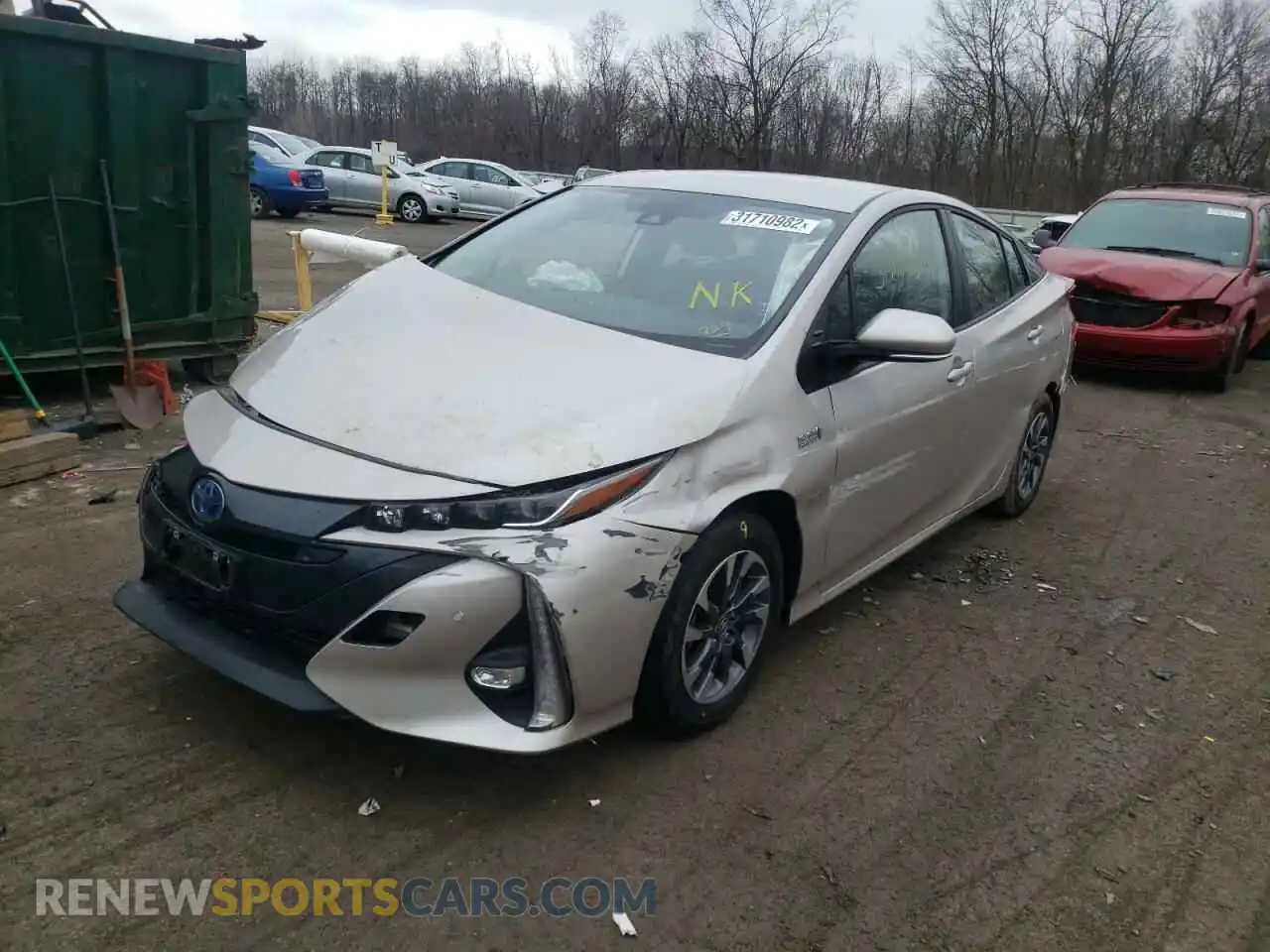 2 Photograph of a damaged car JTDKAMFP3M3169578 TOYOTA PRIUS 2021