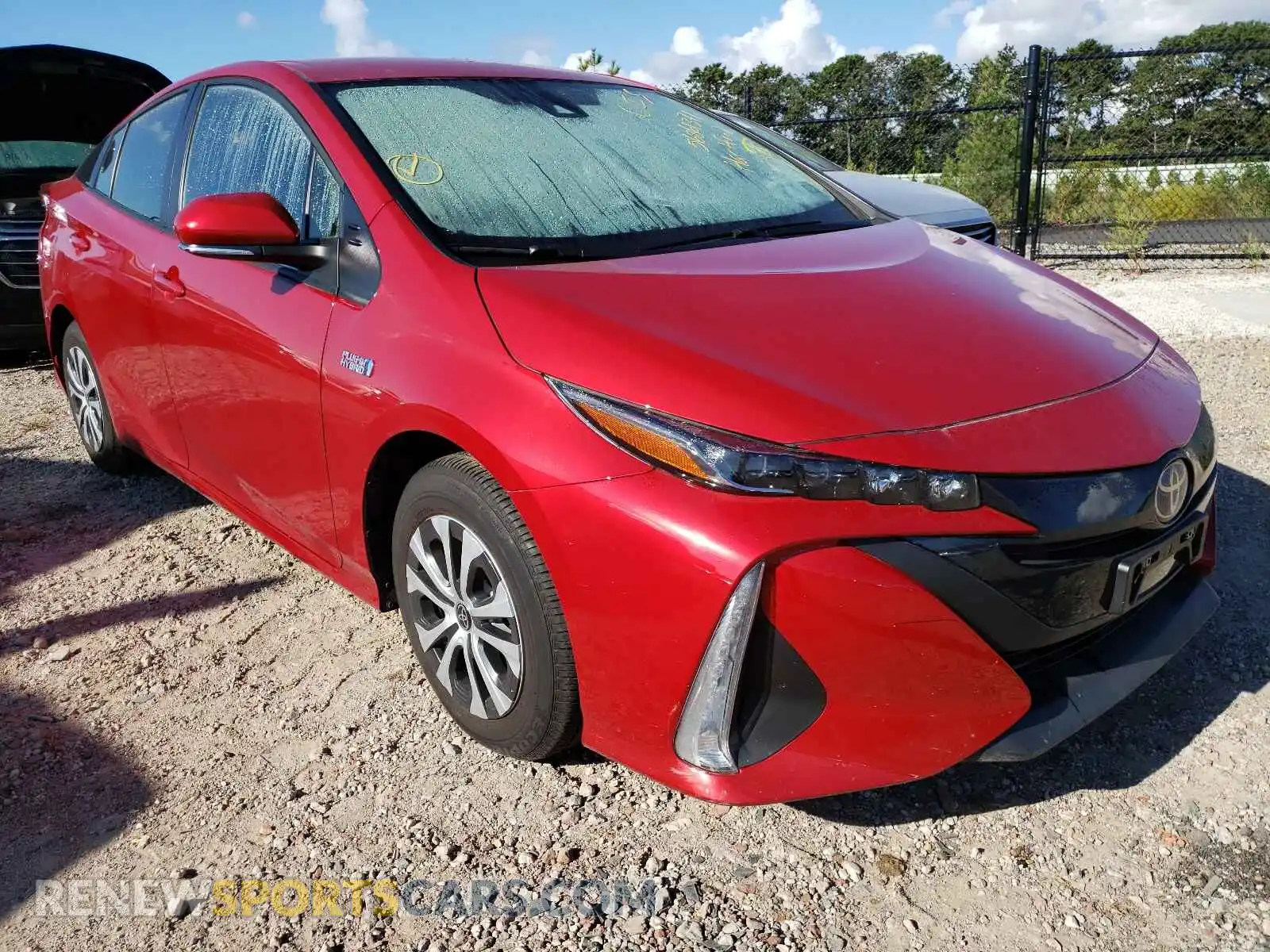 1 Photograph of a damaged car JTDKAMFP3M3172917 TOYOTA PRIUS 2021