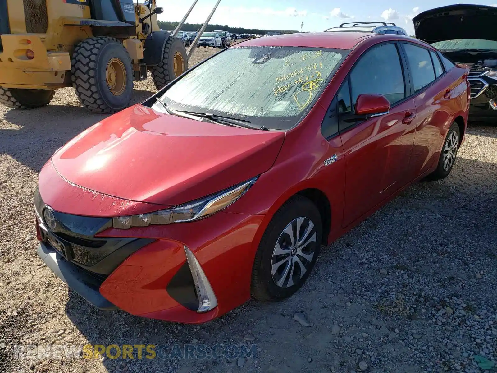 2 Photograph of a damaged car JTDKAMFP3M3172917 TOYOTA PRIUS 2021