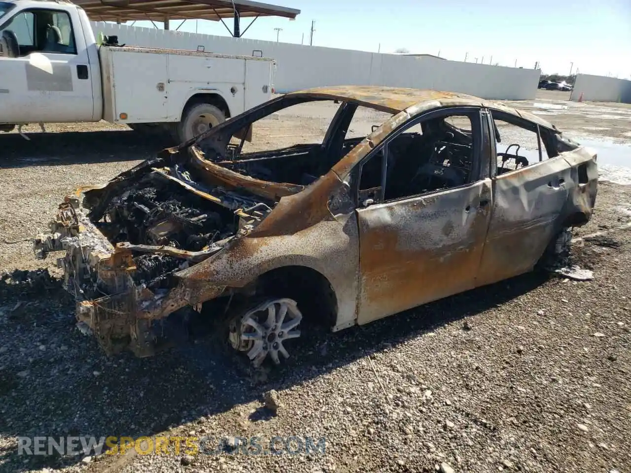 1 Photograph of a damaged car JTDKAMFP3M3173159 TOYOTA PRIUS 2021