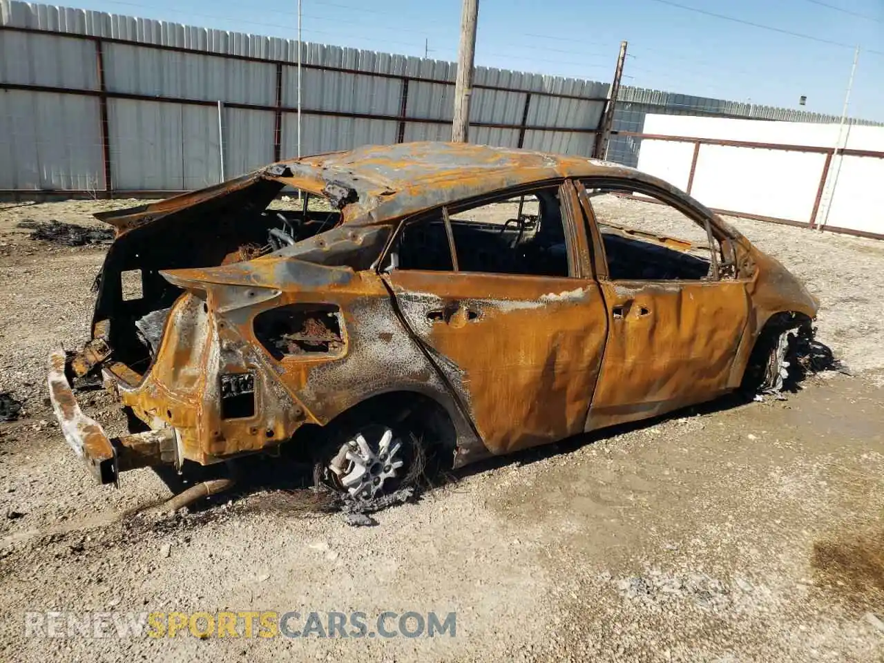 3 Photograph of a damaged car JTDKAMFP3M3173159 TOYOTA PRIUS 2021