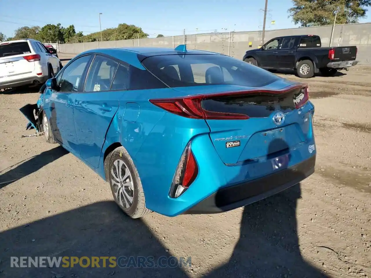 3 Photograph of a damaged car JTDKAMFP3M3185036 TOYOTA PRIUS 2021