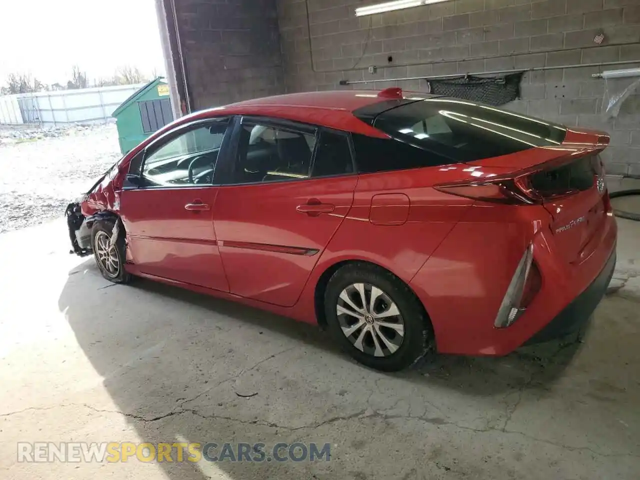 2 Photograph of a damaged car JTDKAMFP3M3186560 TOYOTA PRIUS 2021