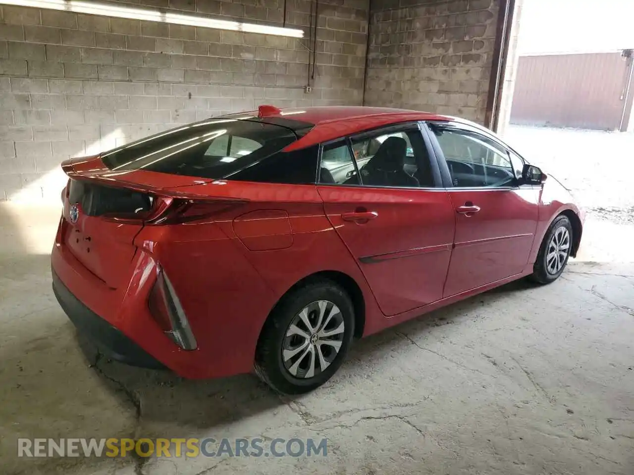 3 Photograph of a damaged car JTDKAMFP3M3186560 TOYOTA PRIUS 2021