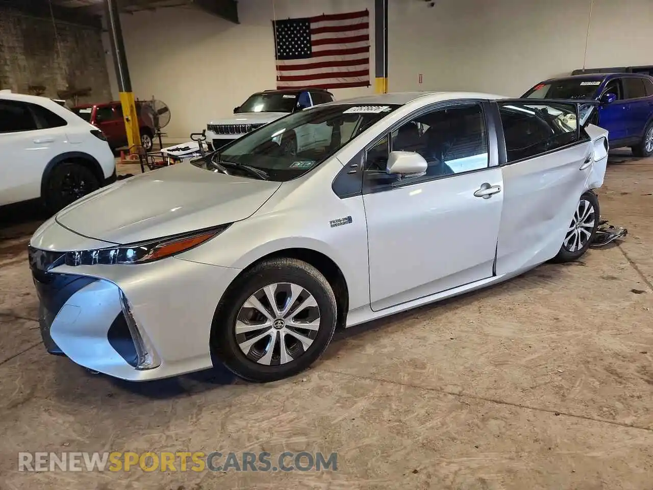1 Photograph of a damaged car JTDKAMFP3M3186817 TOYOTA PRIUS 2021