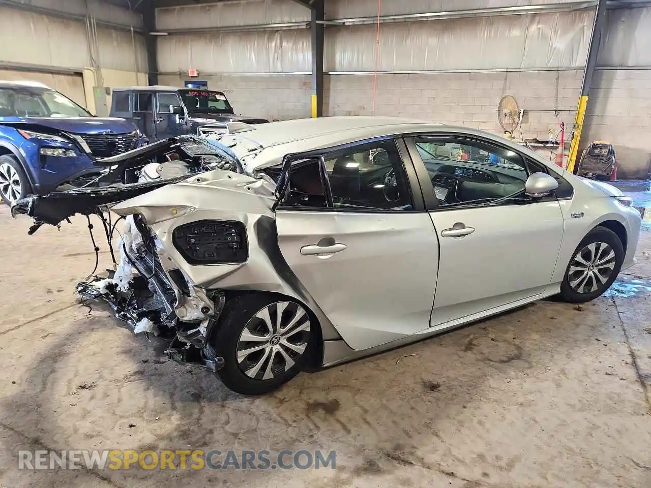 3 Photograph of a damaged car JTDKAMFP3M3186817 TOYOTA PRIUS 2021