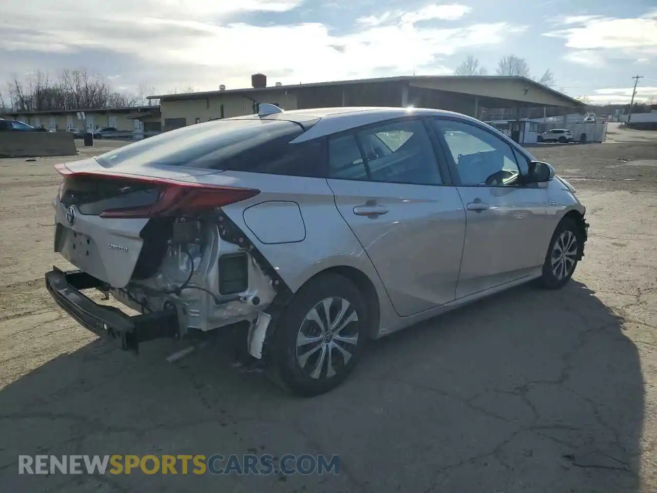 3 Photograph of a damaged car JTDKAMFP3M3187627 TOYOTA PRIUS 2021