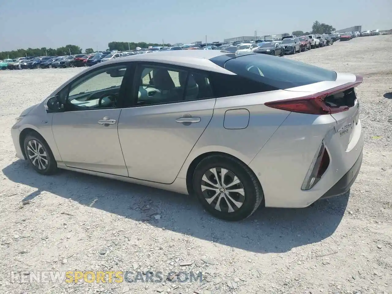 2 fotografías del automóvil dañado JTDKAMFP3M3187837 TOYOTA PRIUS 2021