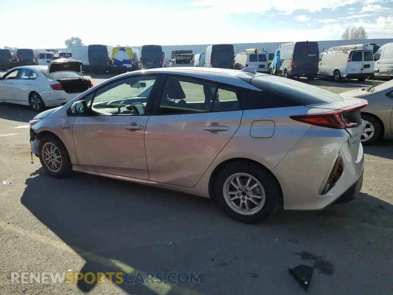 2 Photograph of a damaged car JTDKAMFP3M3190608 TOYOTA PRIUS 2021