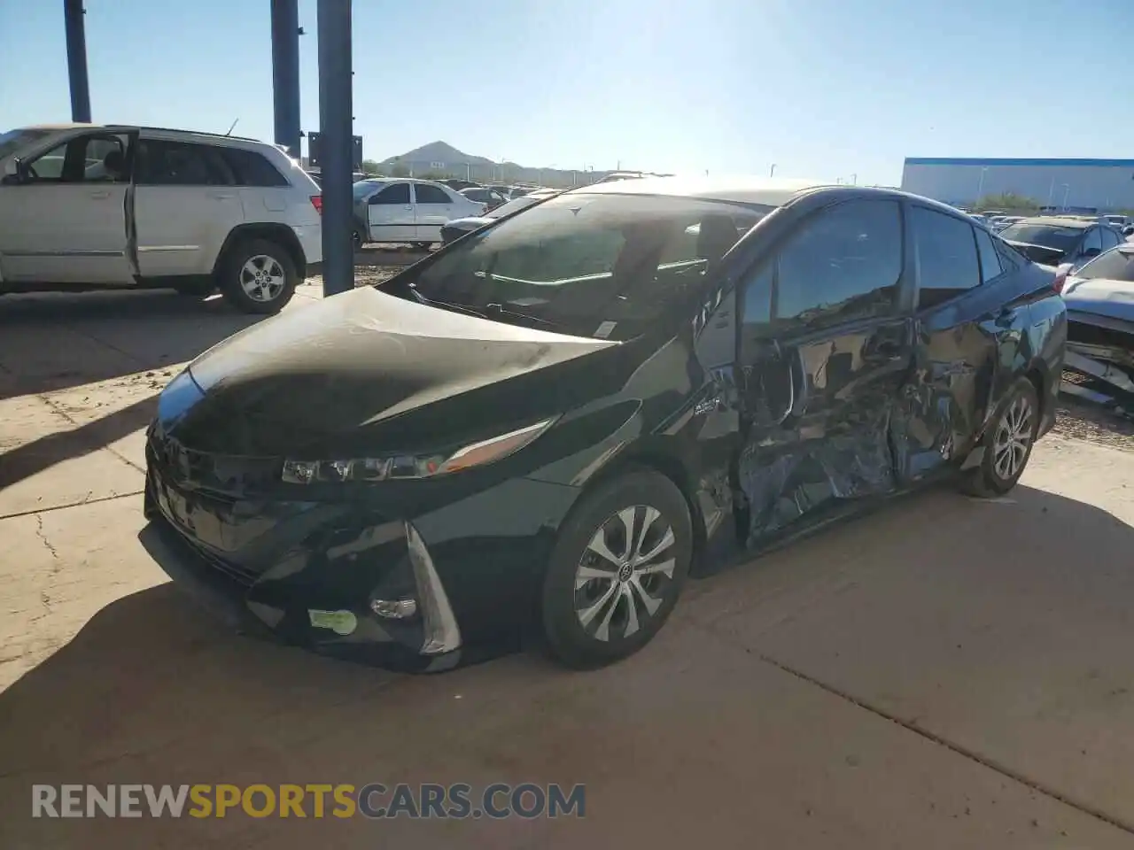1 Photograph of a damaged car JTDKAMFP3M3192049 TOYOTA PRIUS 2021