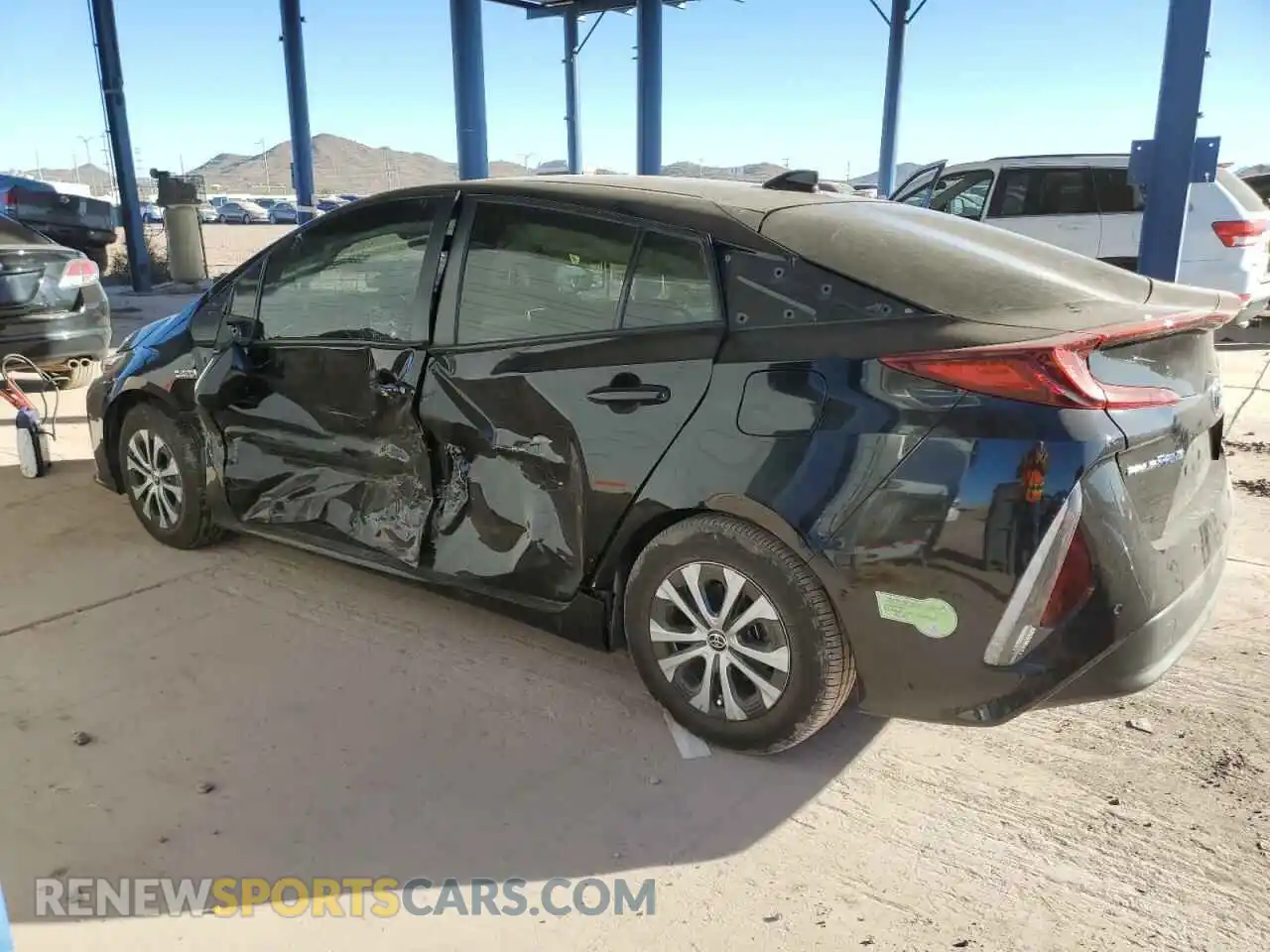 2 Photograph of a damaged car JTDKAMFP3M3192049 TOYOTA PRIUS 2021