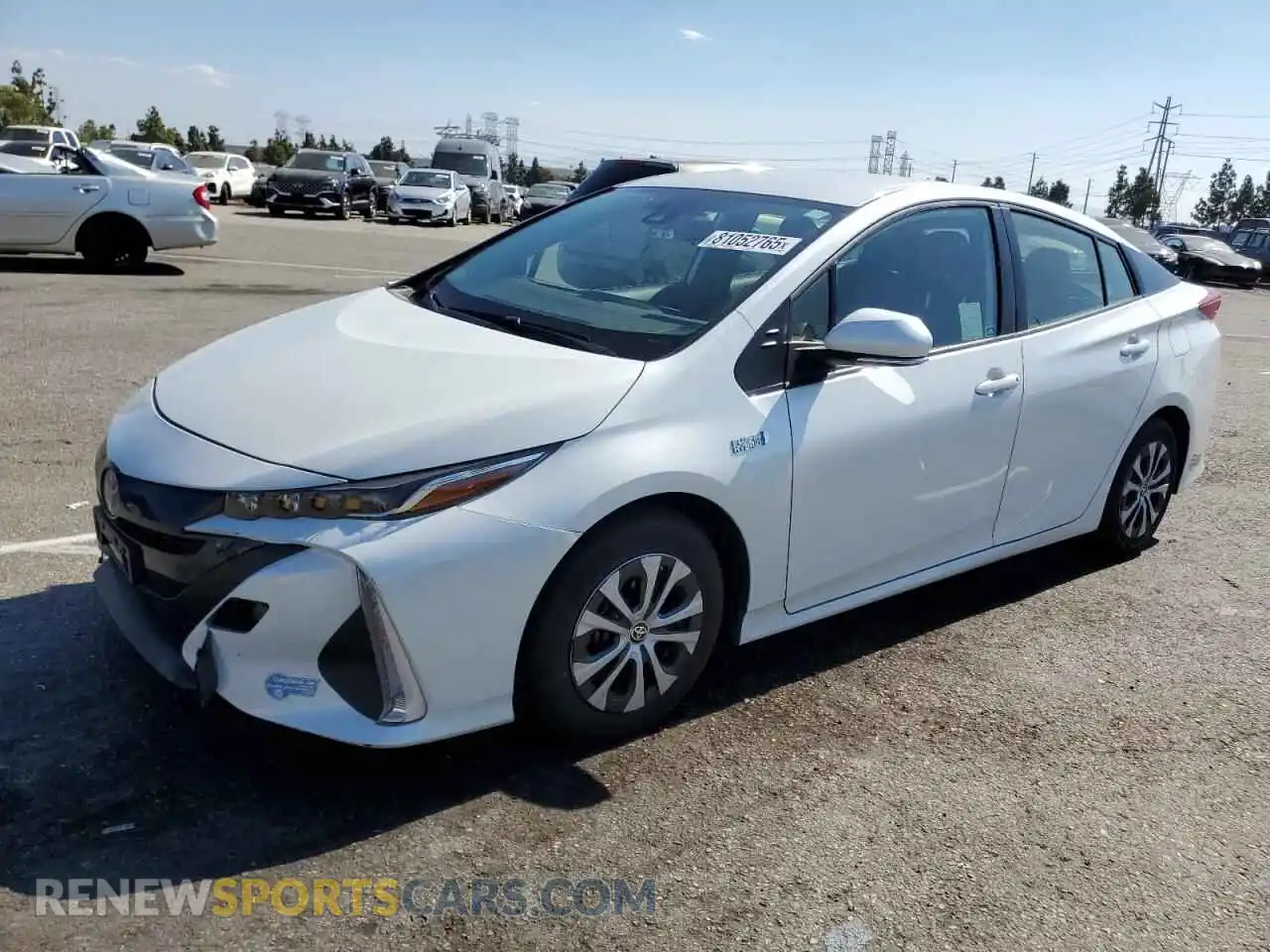 1 Photograph of a damaged car JTDKAMFP3M3194173 TOYOTA PRIUS 2021