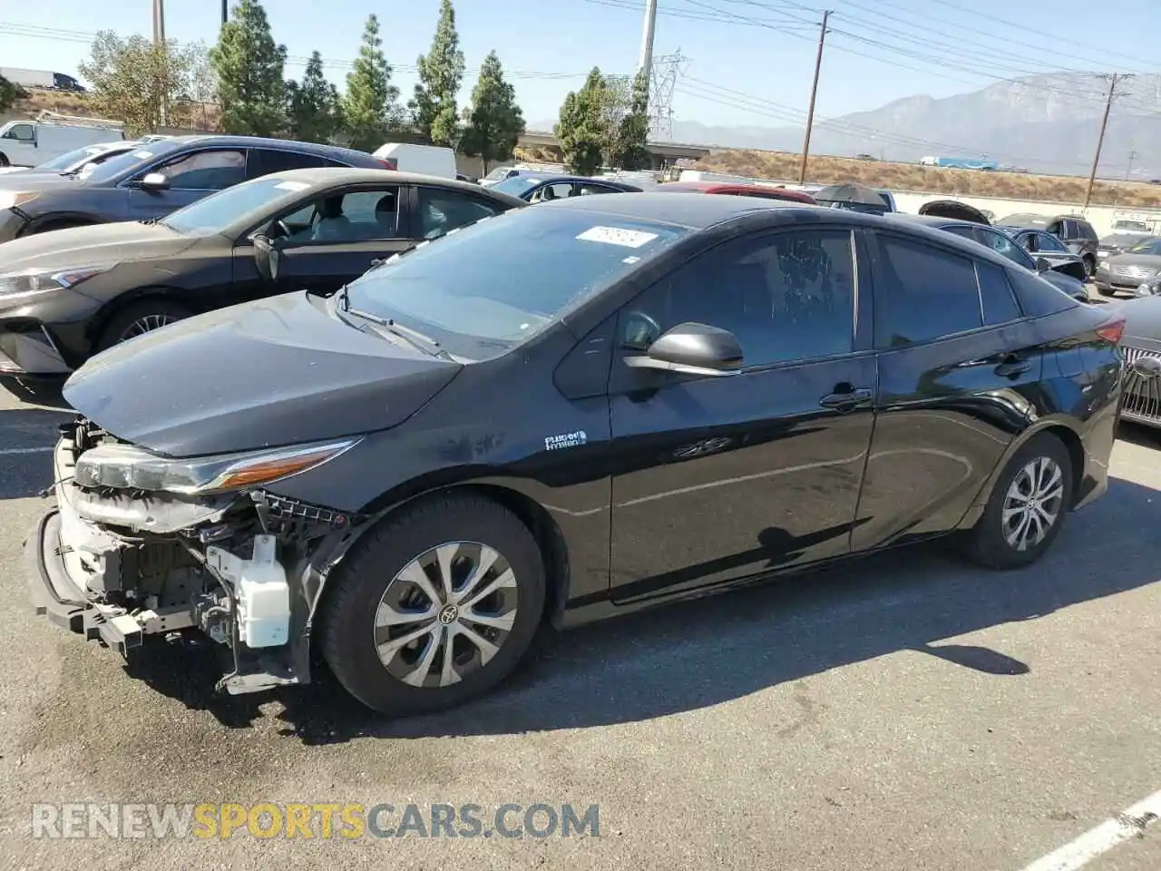 1 Photograph of a damaged car JTDKAMFP3M3195615 TOYOTA PRIUS 2021