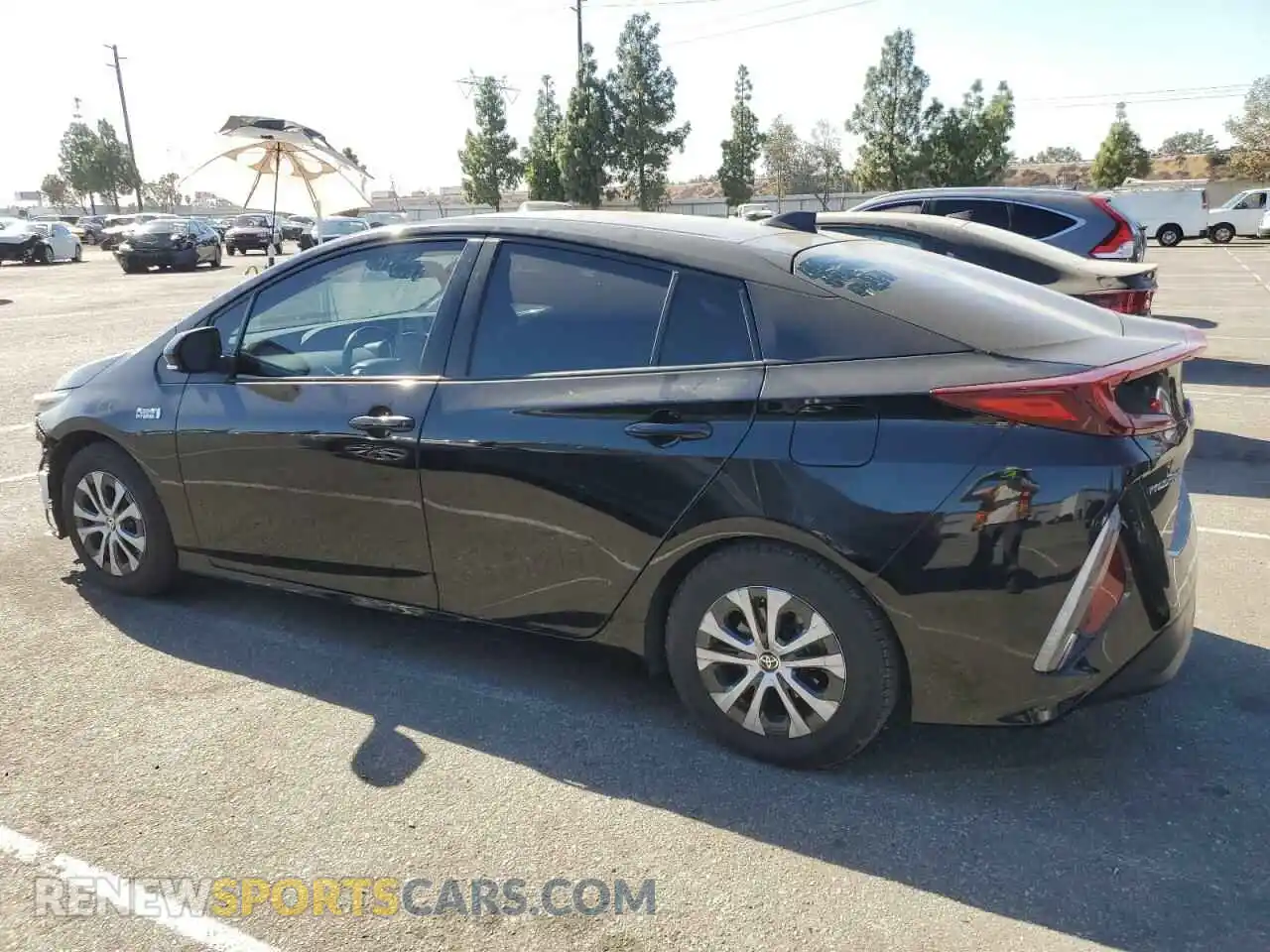 2 Photograph of a damaged car JTDKAMFP3M3195615 TOYOTA PRIUS 2021