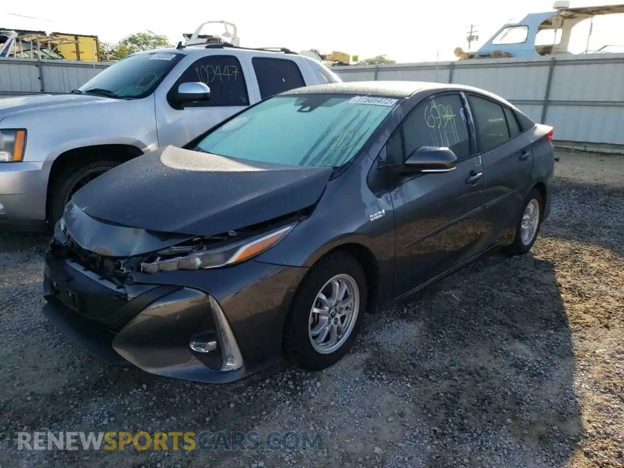2 Photograph of a damaged car JTDKAMFP4M3165619 TOYOTA PRIUS 2021