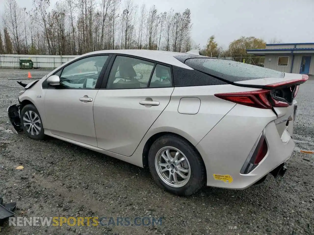 2 Photograph of a damaged car JTDKAMFP4M3167452 TOYOTA PRIUS 2021