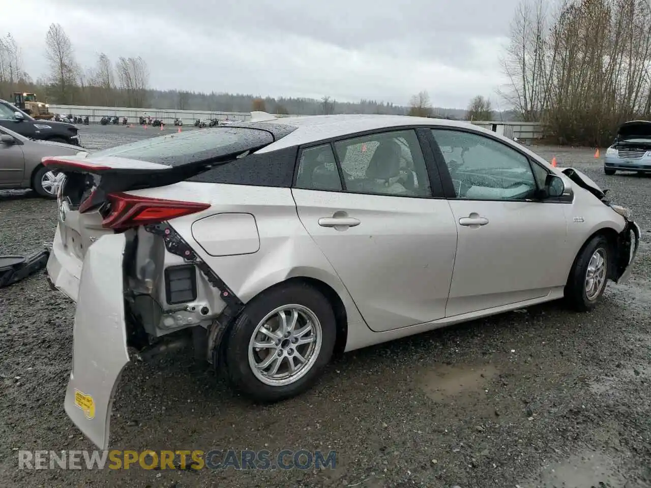 3 Photograph of a damaged car JTDKAMFP4M3167452 TOYOTA PRIUS 2021