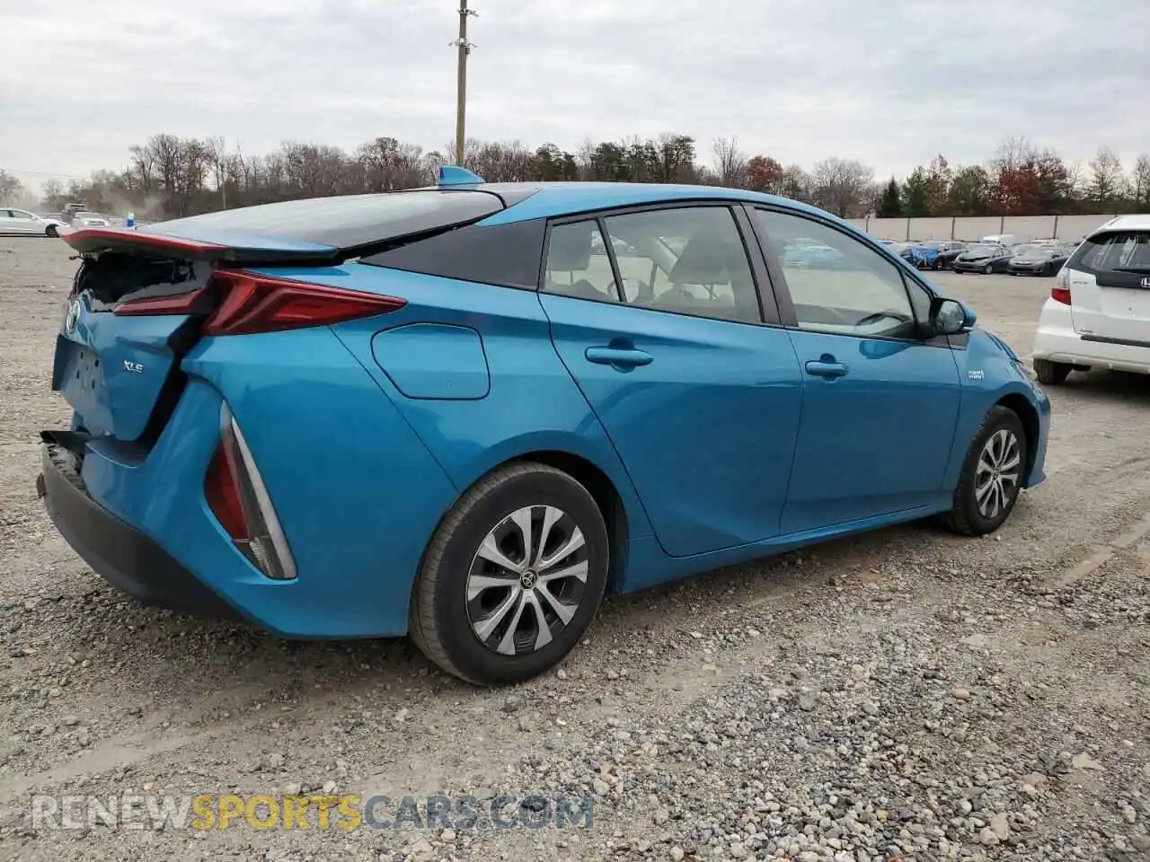 3 Фотография поврежденного автомобиля JTDKAMFP4M3178709 TOYOTA PRIUS 2021