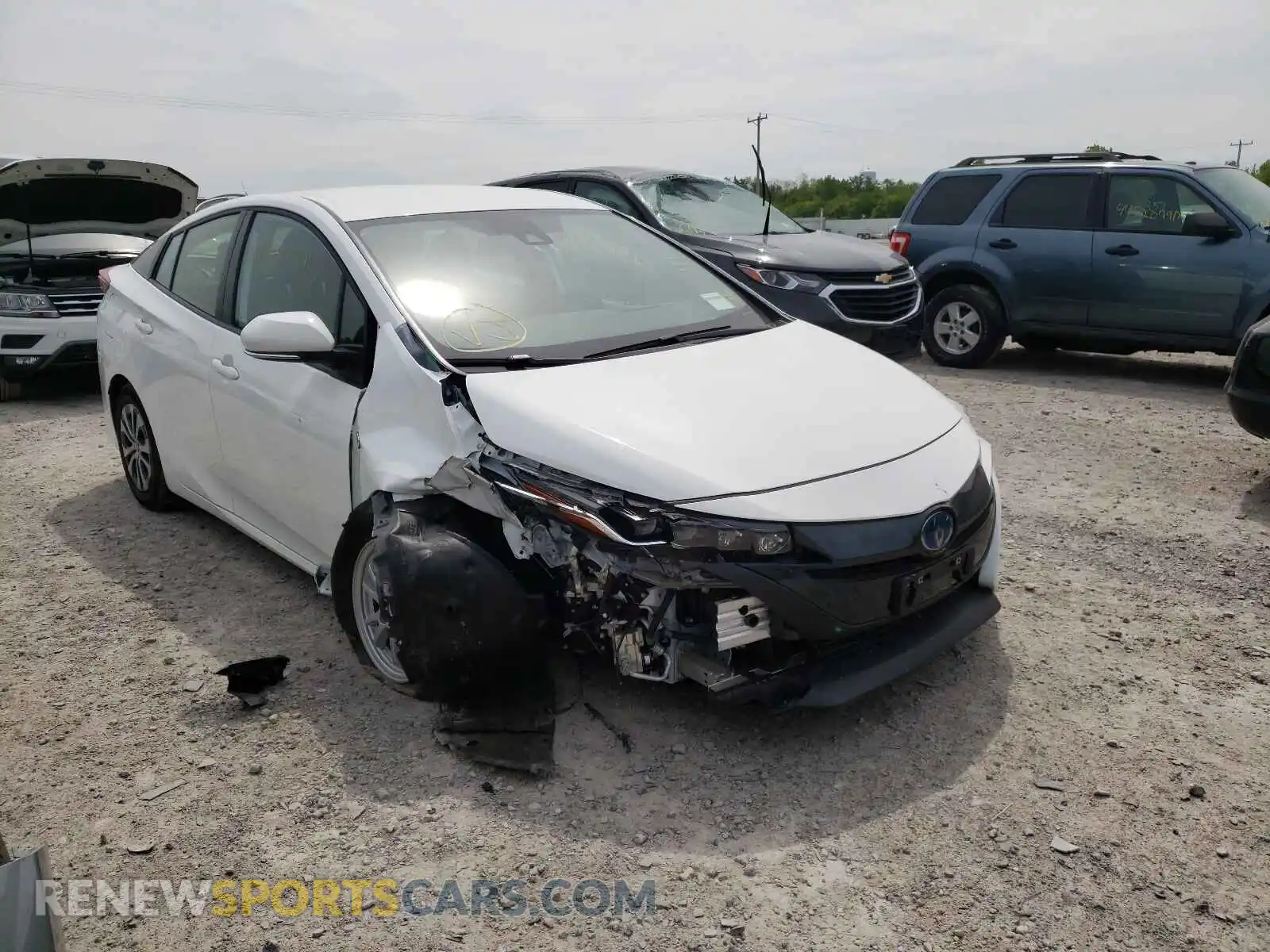 1 Photograph of a damaged car JTDKAMFP4M3187796 TOYOTA PRIUS 2021