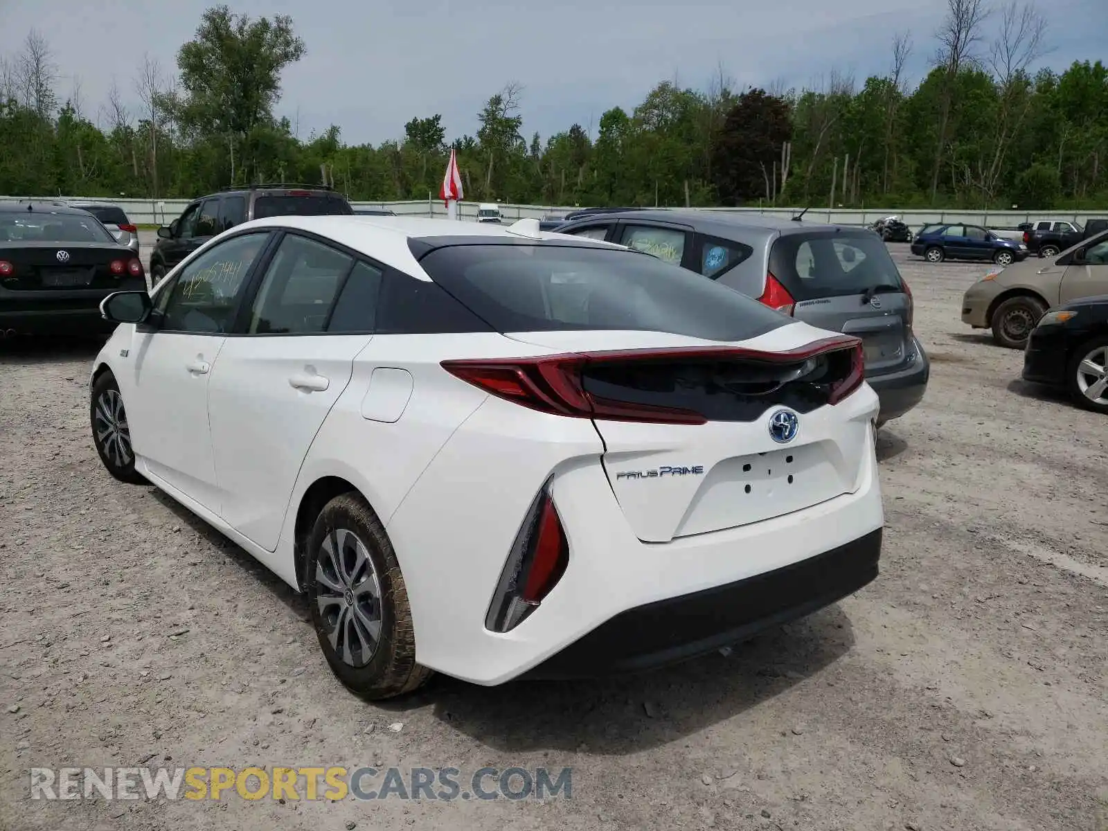 3 Photograph of a damaged car JTDKAMFP4M3187796 TOYOTA PRIUS 2021
