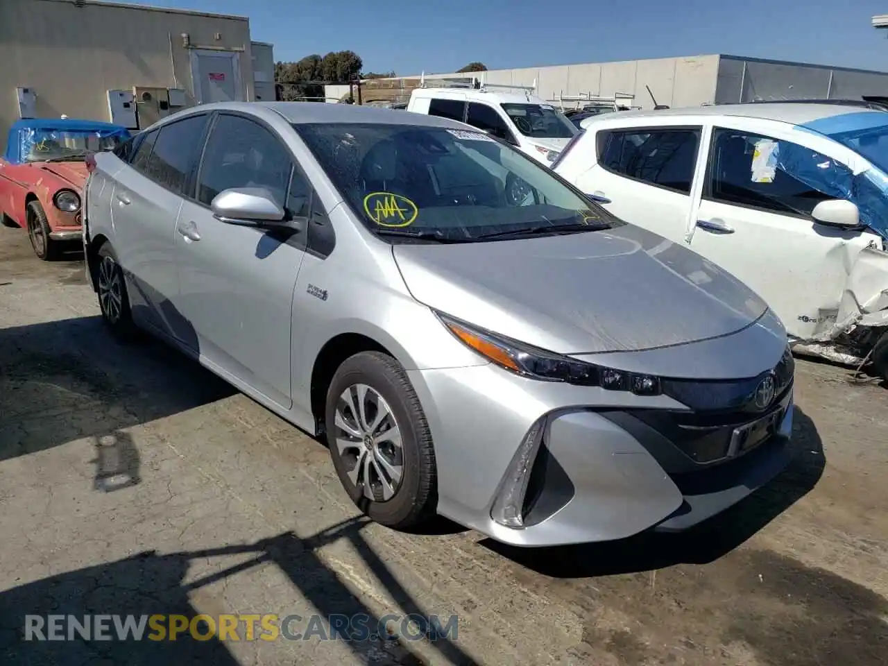 1 Photograph of a damaged car JTDKAMFP5M3171056 TOYOTA PRIUS 2021