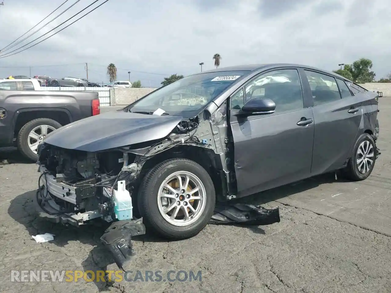 1 Photograph of a damaged car JTDKAMFP5M3172319 TOYOTA PRIUS 2021