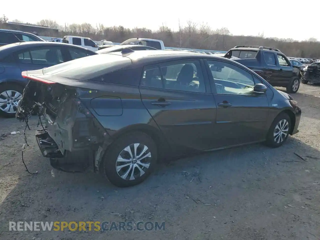 3 Photograph of a damaged car JTDKAMFP5M3178816 TOYOTA PRIUS 2021