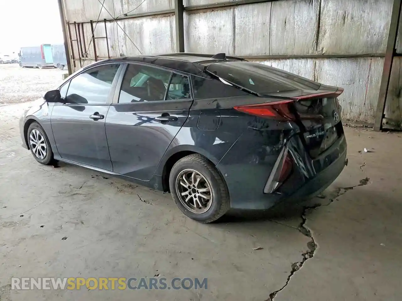 2 fotografías del automóvil dañado JTDKAMFP5M3181473 TOYOTA PRIUS 2021