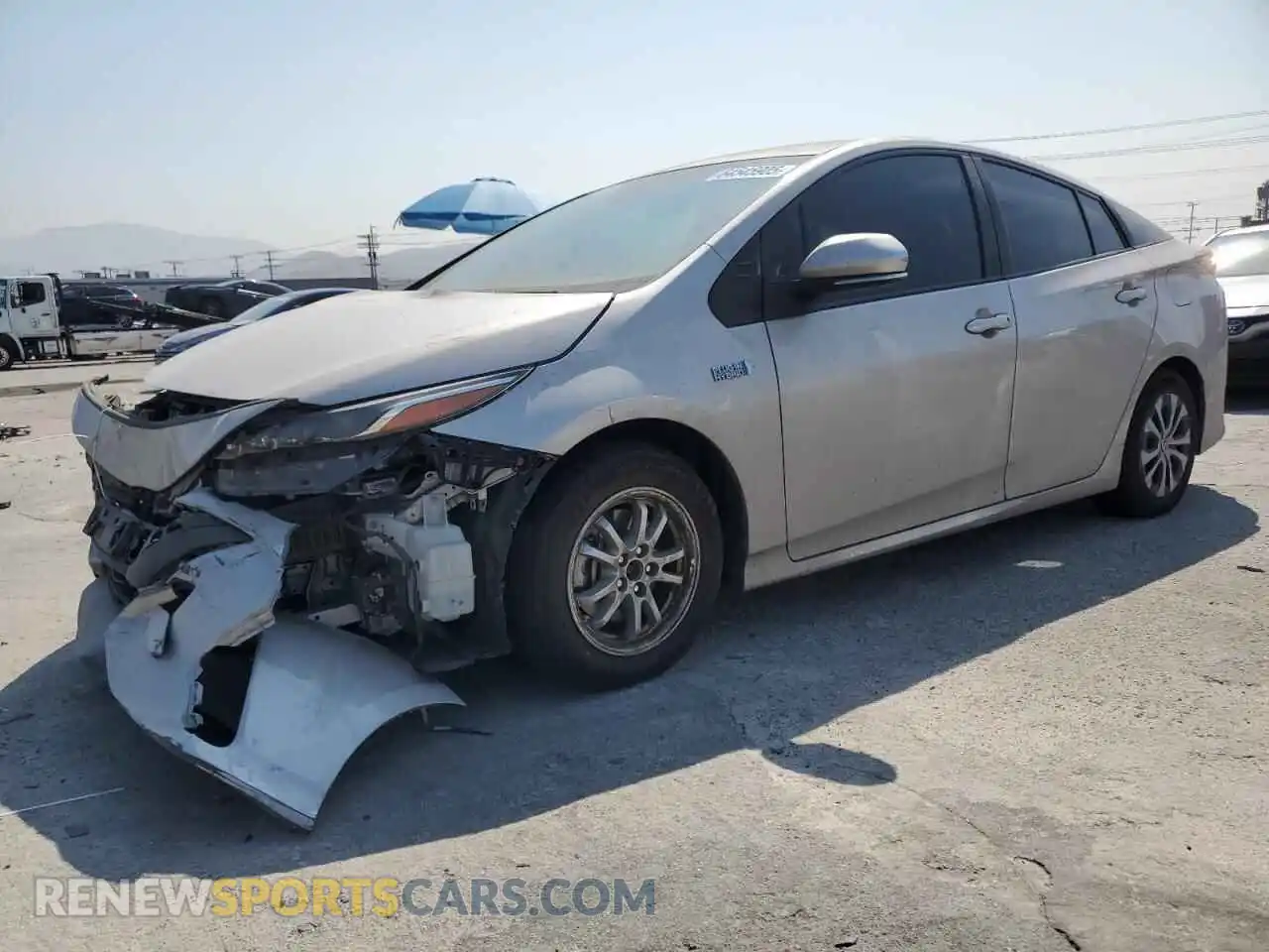 1 Photograph of a damaged car JTDKAMFP5M3184275 TOYOTA PRIUS 2021