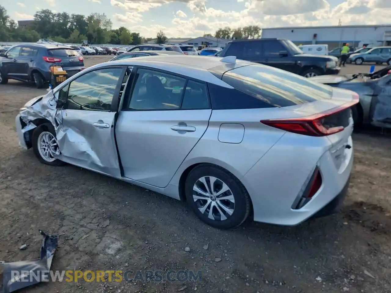2 Photograph of a damaged car JTDKAMFP5M3184910 TOYOTA PRIUS 2021