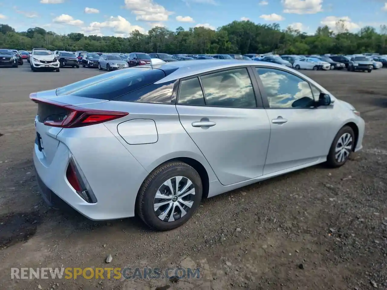3 Photograph of a damaged car JTDKAMFP5M3184910 TOYOTA PRIUS 2021