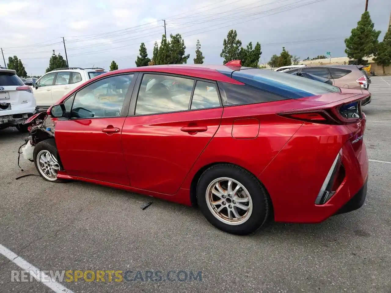 2 Photograph of a damaged car JTDKAMFP5M3185880 TOYOTA PRIUS 2021
