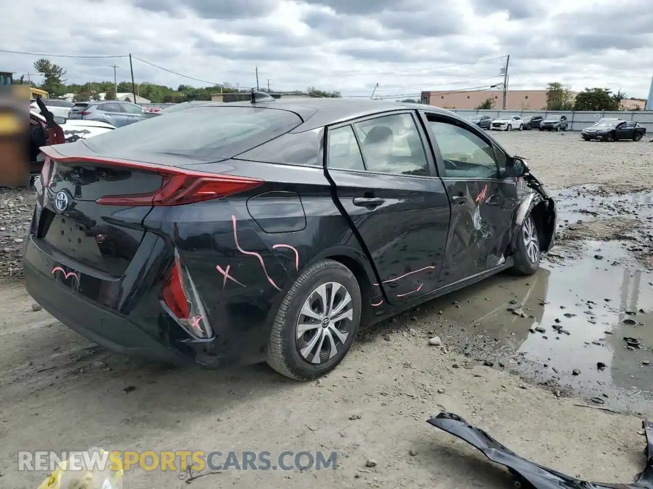 3 Photograph of a damaged car JTDKAMFP5M3185961 TOYOTA PRIUS 2021