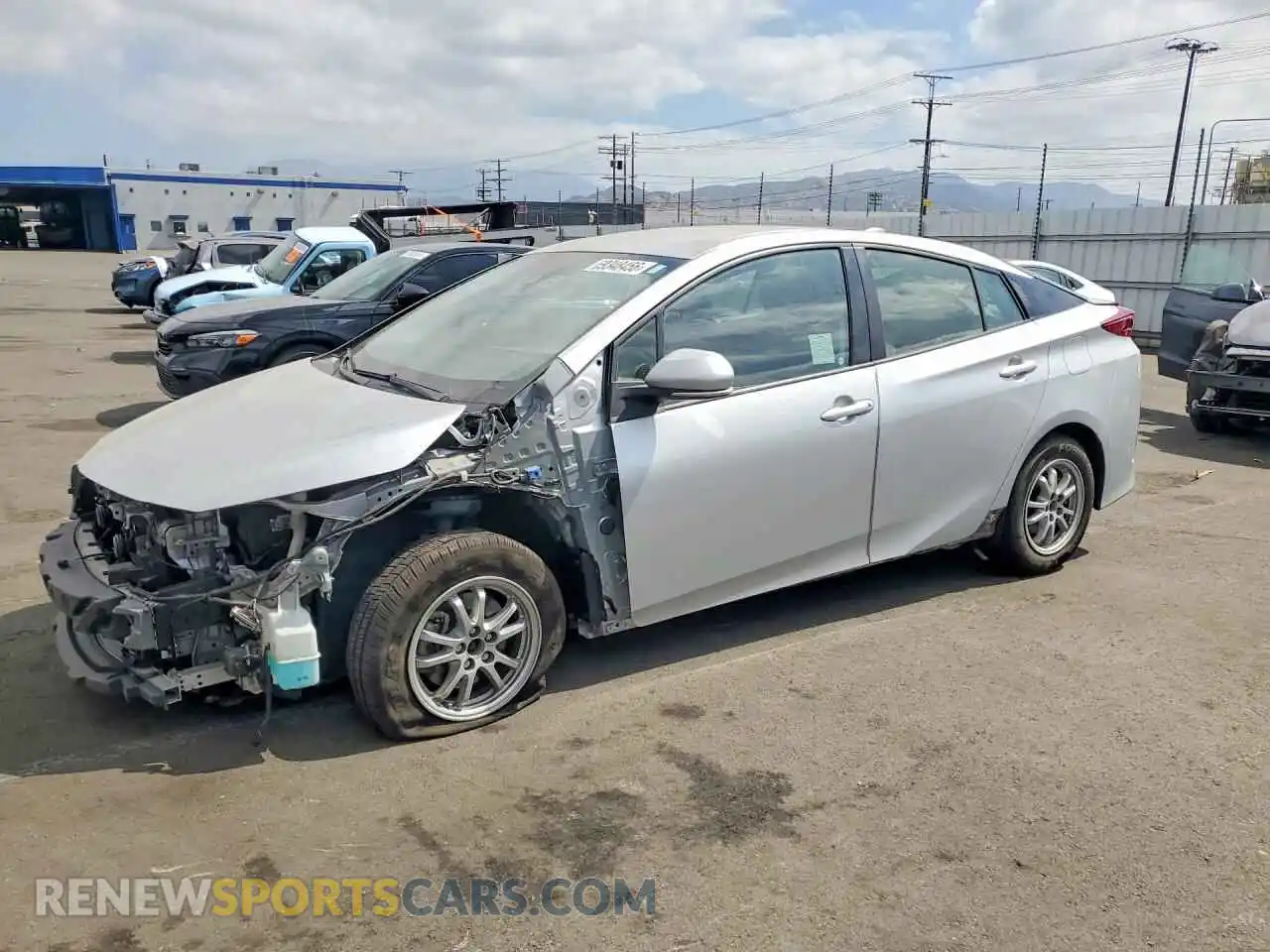 1 Photograph of a damaged car JTDKAMFP5M3188634 TOYOTA PRIUS 2021
