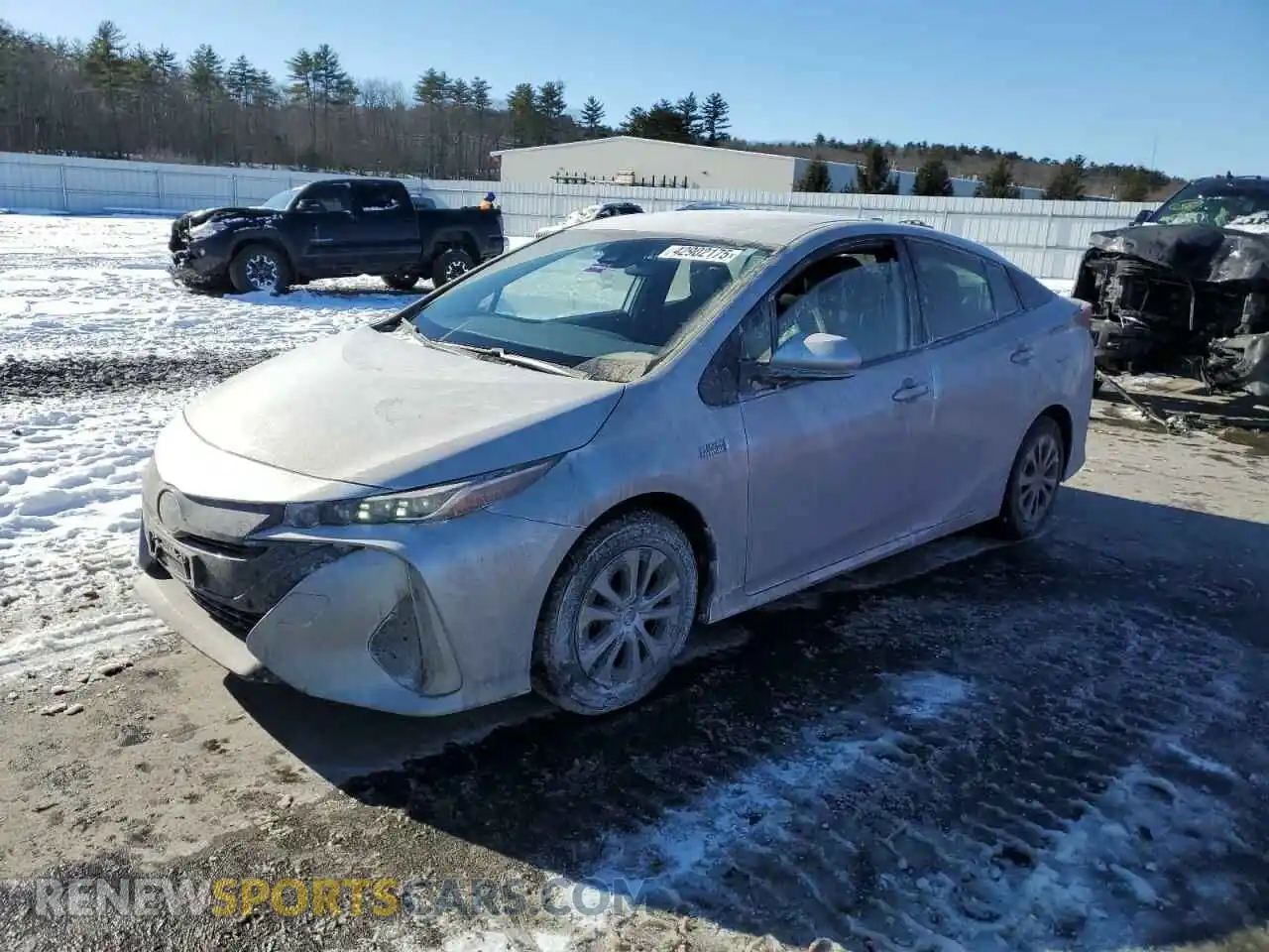 1 Фотография поврежденного автомобиля JTDKAMFP5M3193929 TOYOTA PRIUS 2021