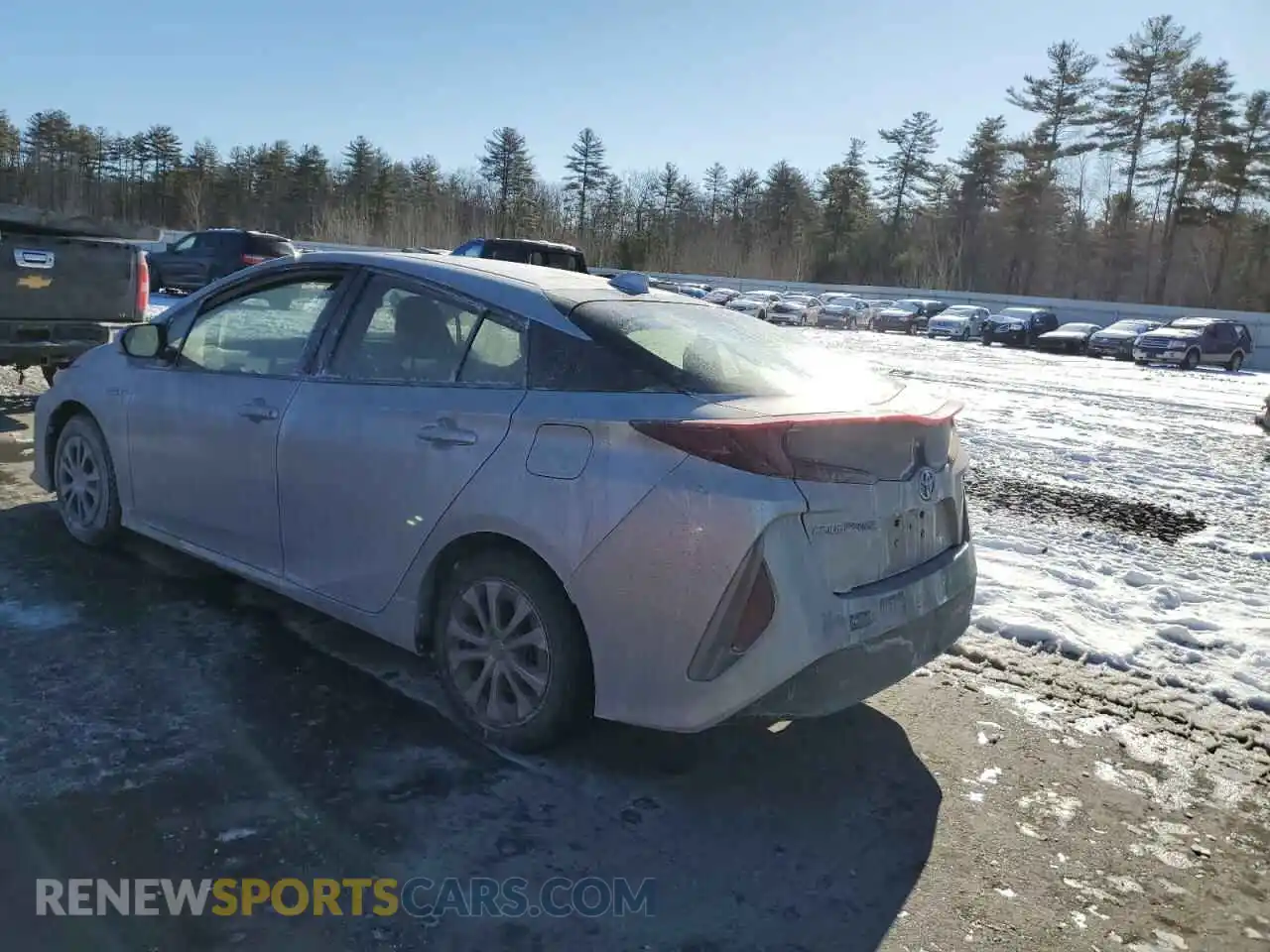 2 Фотография поврежденного автомобиля JTDKAMFP5M3193929 TOYOTA PRIUS 2021