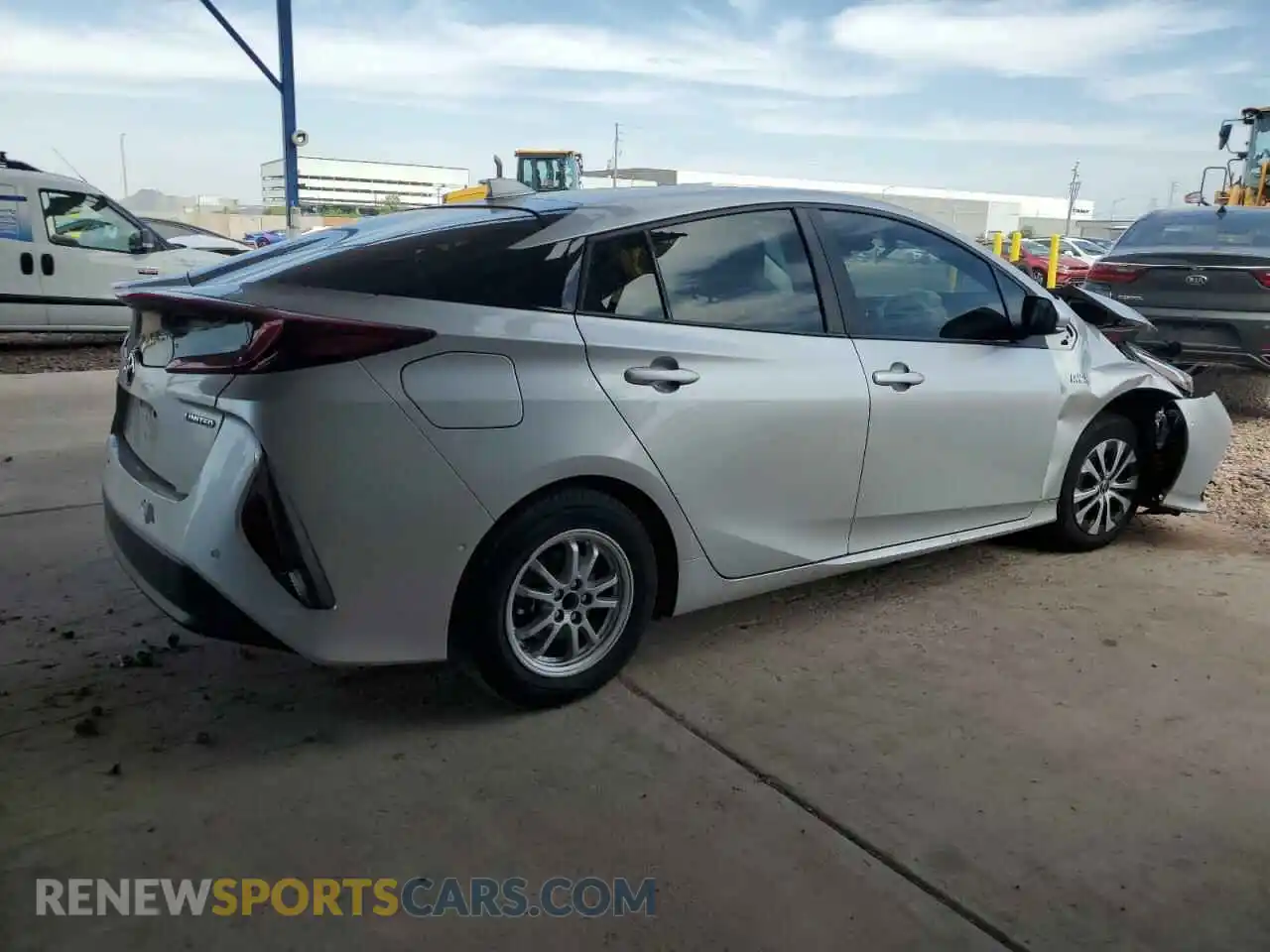 3 Photograph of a damaged car JTDKAMFP6M3175181 TOYOTA PRIUS 2021
