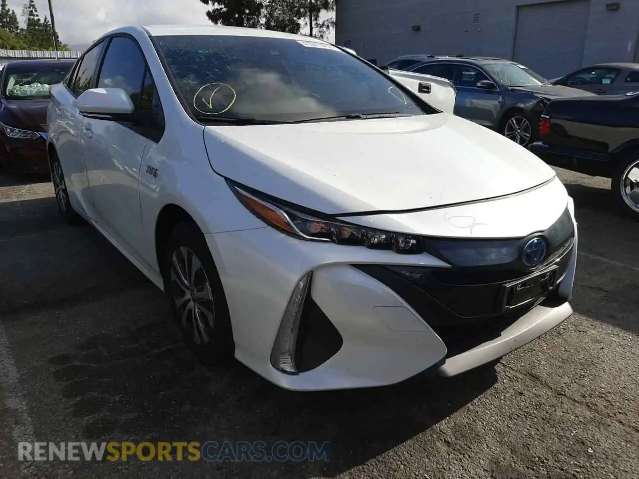 1 Photograph of a damaged car JTDKAMFP6M3190781 TOYOTA PRIUS 2021