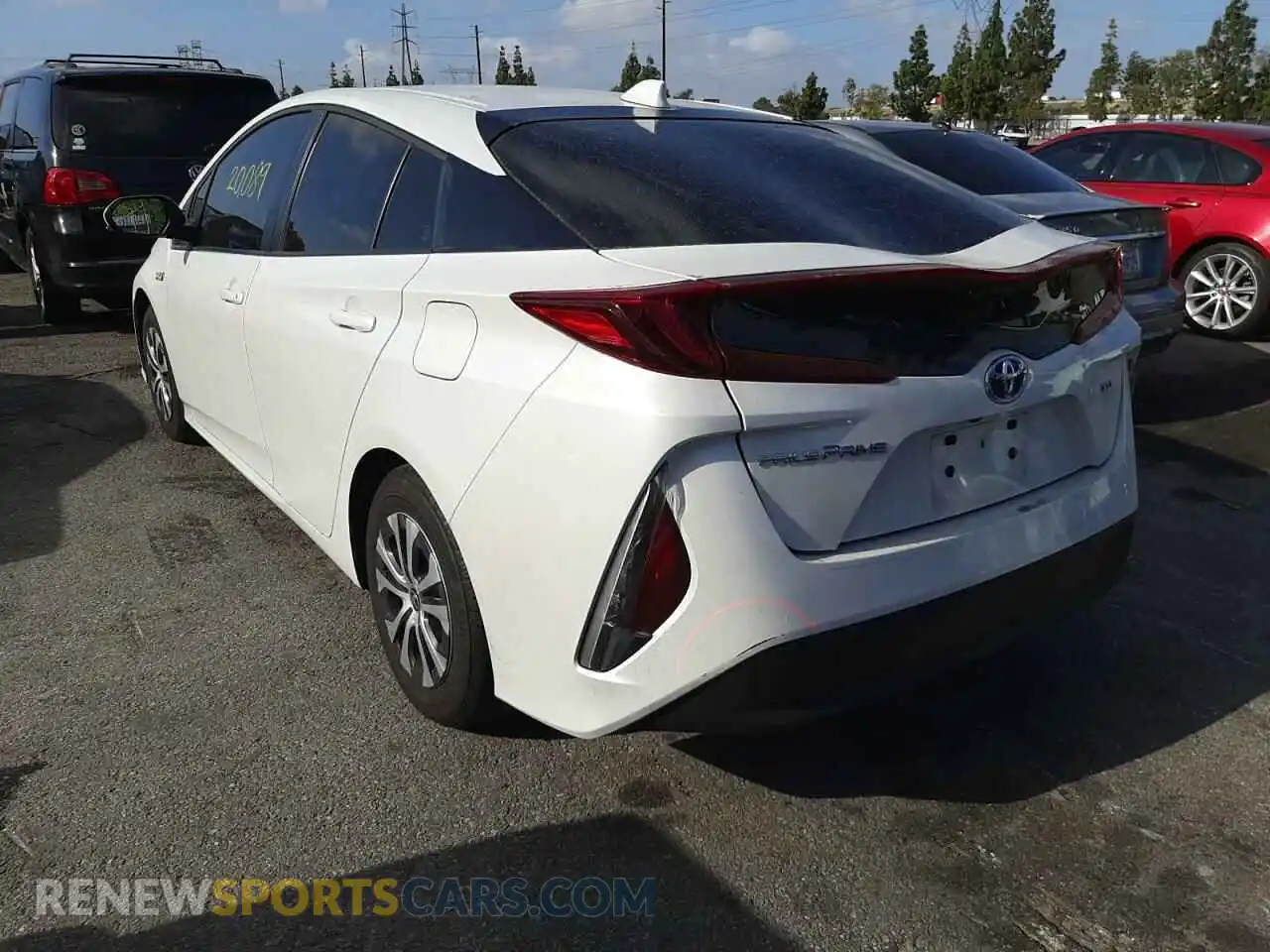 3 Photograph of a damaged car JTDKAMFP6M3190781 TOYOTA PRIUS 2021