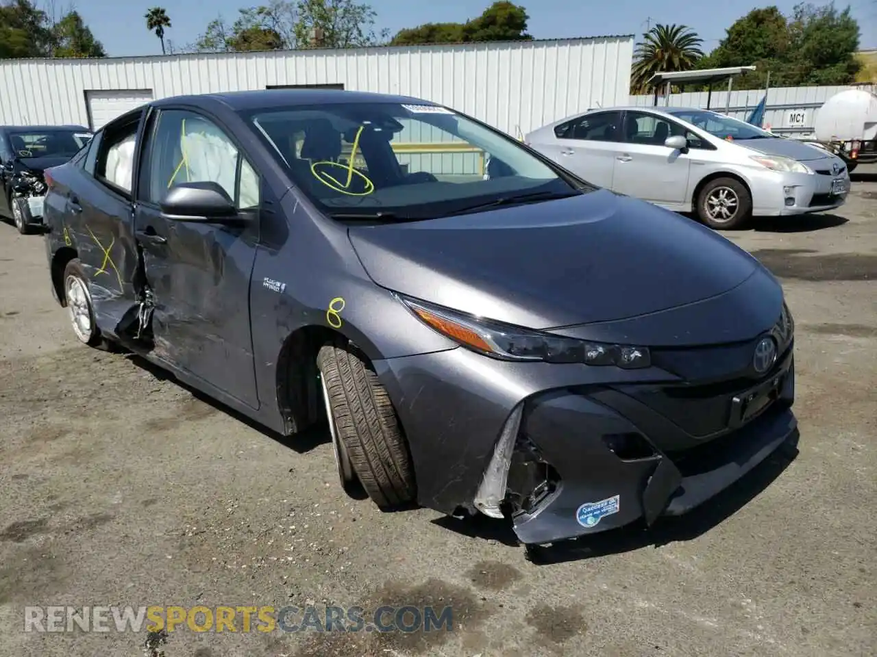 1 Photograph of a damaged car JTDKAMFP6M3192045 TOYOTA PRIUS 2021