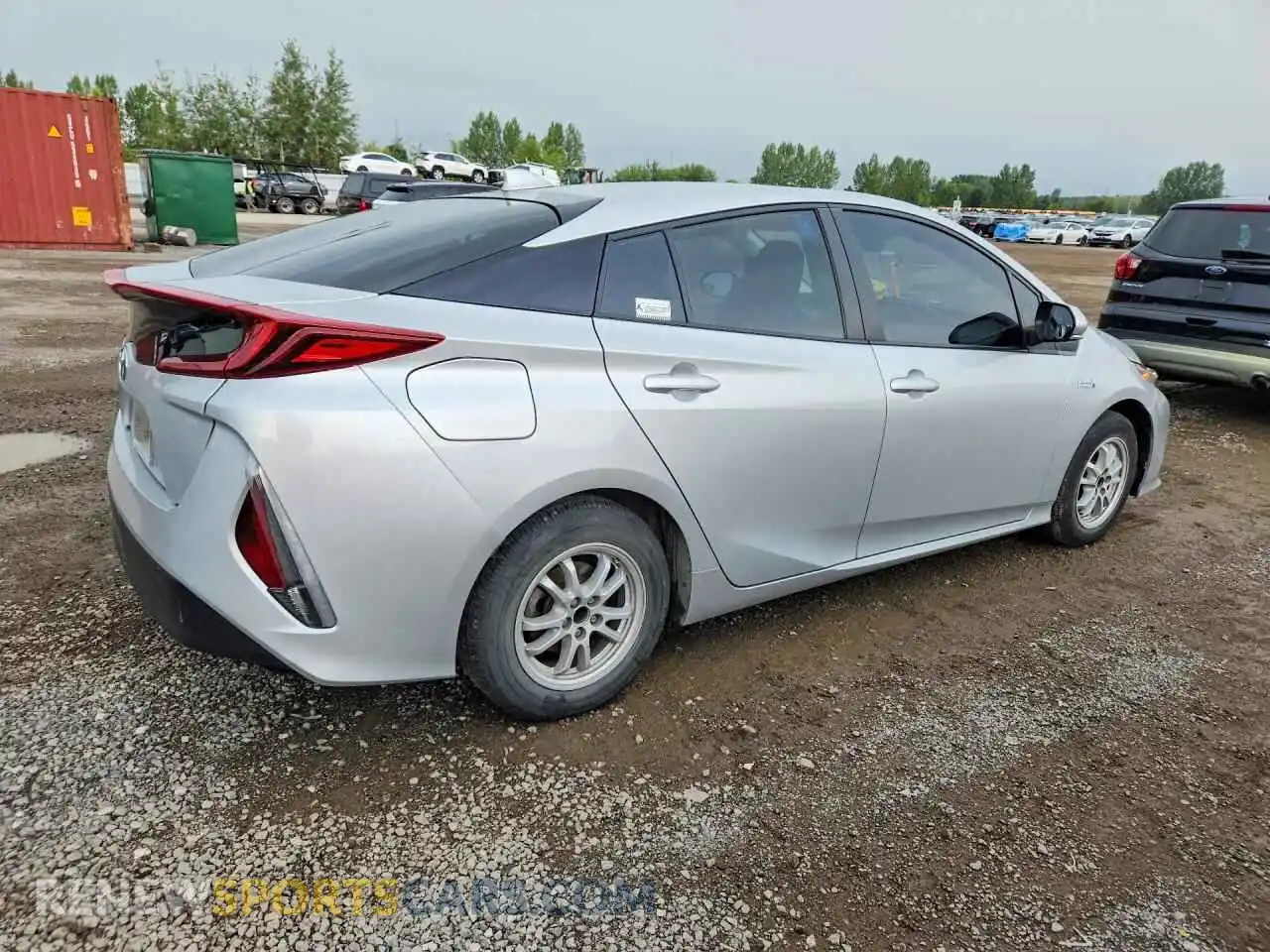 3 fotografías del automóvil dañado JTDKAMFP6M3194457 TOYOTA PRIUS 2021
